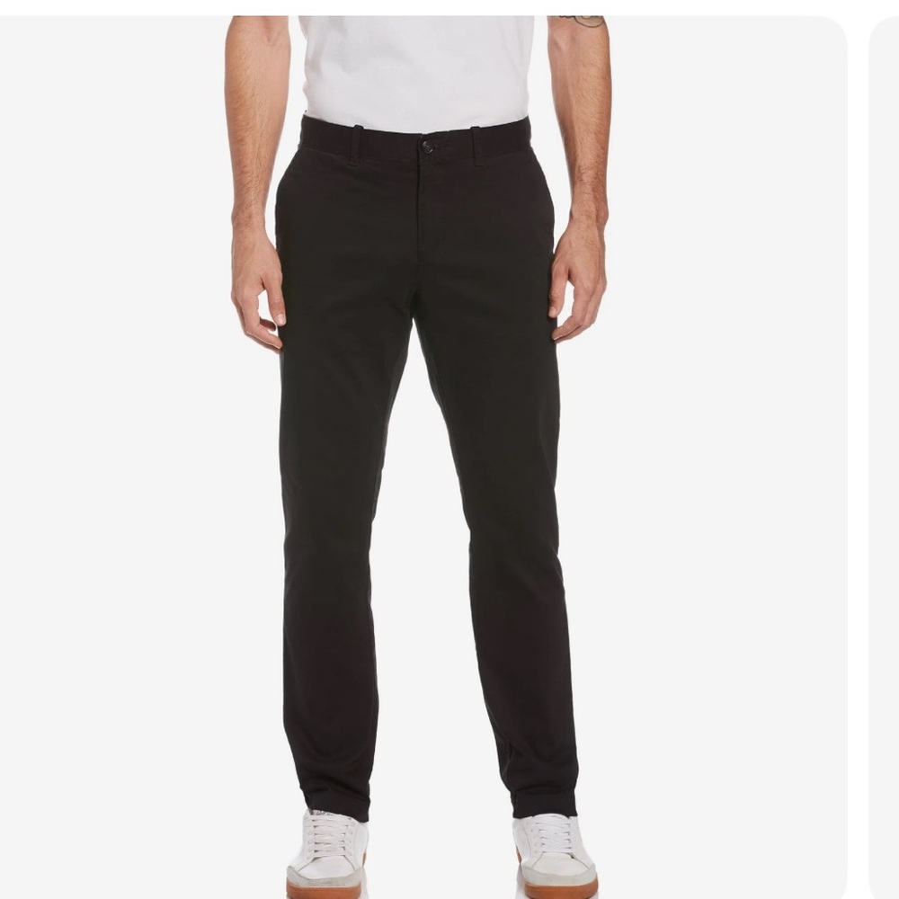 Original Penguin Men's Black Chinos